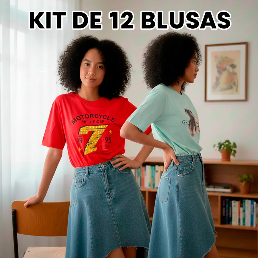 PLA-BRILLA KIT DE 12 BLUSAS 7847